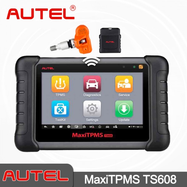 100% Original Autel MaxiTPMS TS608 Complete TPMS & Full-System Service Tablet (Including TS601+MD802+MaxiCheck Pro) Update Online