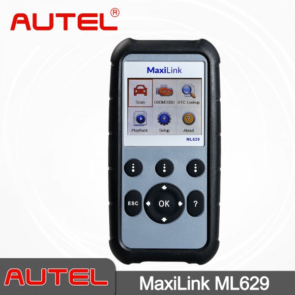 100% Original Autel MaxiLink ML629 ABS/Airbag/AT/Engine Code Reader Scanner CAN OBDII Diagnostic Tool Upgrade Version of ML619 AL619