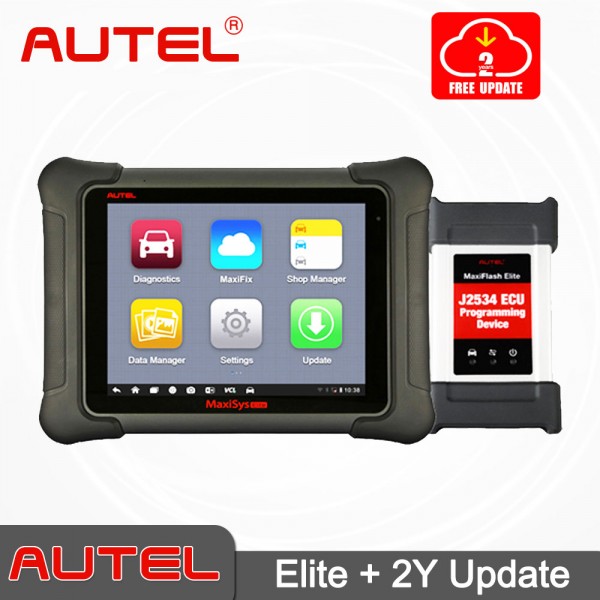 [2Y Update] Autel MaxiSys Elite with J2534 ECU Programming Support Wifi / Bluetooth Full System Update Online Upgraded of MS908P MK908P