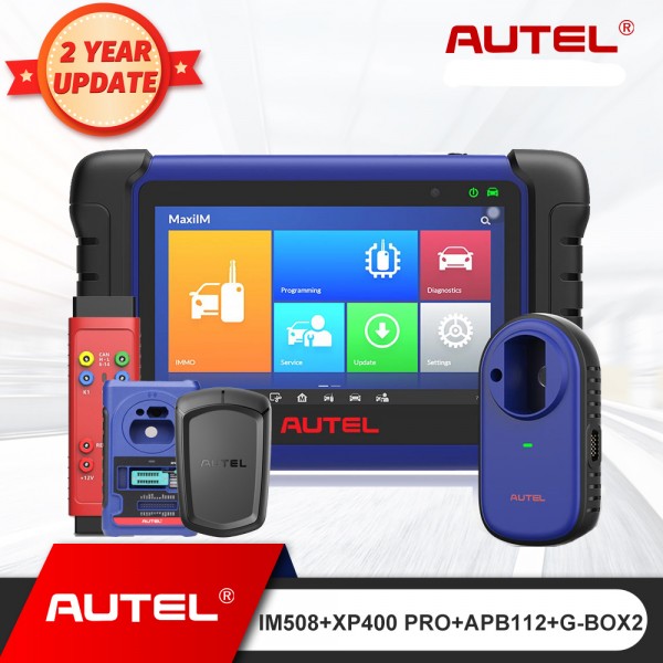Autel MaxiIM IM508 Plus XP400 Pro with APB112 and G-BOX2 Same IMMO Functions as Autel IM608PRO