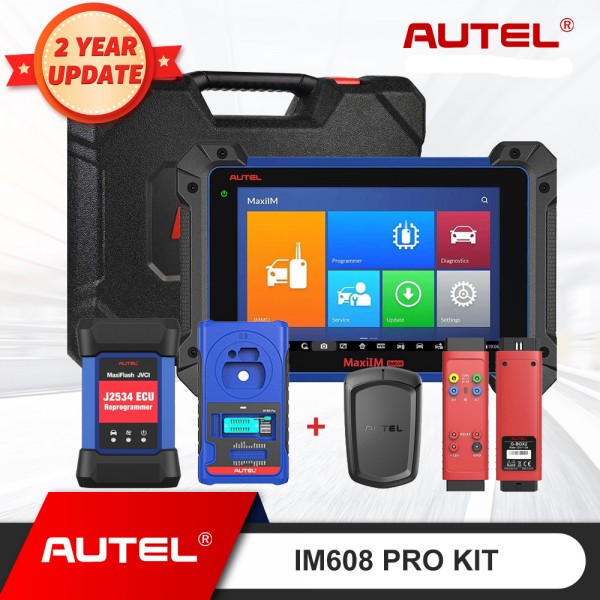 Autel MaxiIM IM608 PRO Auto Key Programmer & Diagnostic Tool Plus APB112 Smart Key Simulator and G-BOX2