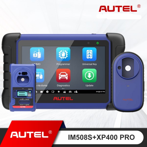 2023 Autel MaxiIM IM508S Plus XP400 Pro Advanced Key Programmer Same IMMO Functions as Autel IM608 II/ IM608 PRO II Get Free OTOFIX Smart Key Watch