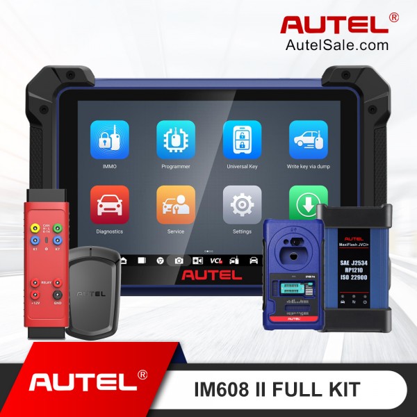 Buy Autel MaxiIM IM608 II Key Programmer Get Free Autel APB112 Smart Key Simulator and G-BOX2 Adapter