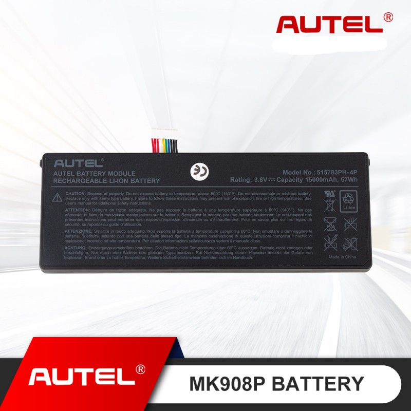 Autel MaxiCOM MK908 / MK908P /  MaxiSys MS908S Pro Battery Free Shipping (Battery Only)