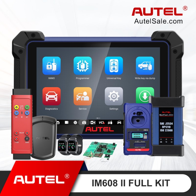 Buy 2023 Autel MaxiIM IM608 II Advanced Diagnose + IMMO & Key Programming Scanner Get Free Autel IMKA APB112 G-BOX2 Adapter 2 Watches