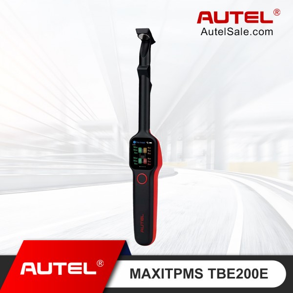 2022 Autel MaxiTPMS TBE200E Tire Brake Examiner Newest Laser Tire Tread Depth Brake Disc Wear 2 in1 Tester Work with ITS600E