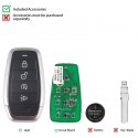 AUTEL IKEYAT004DL Independent 4 Button Universal Smart Key - Remote Start or A/C 10pcs/lot