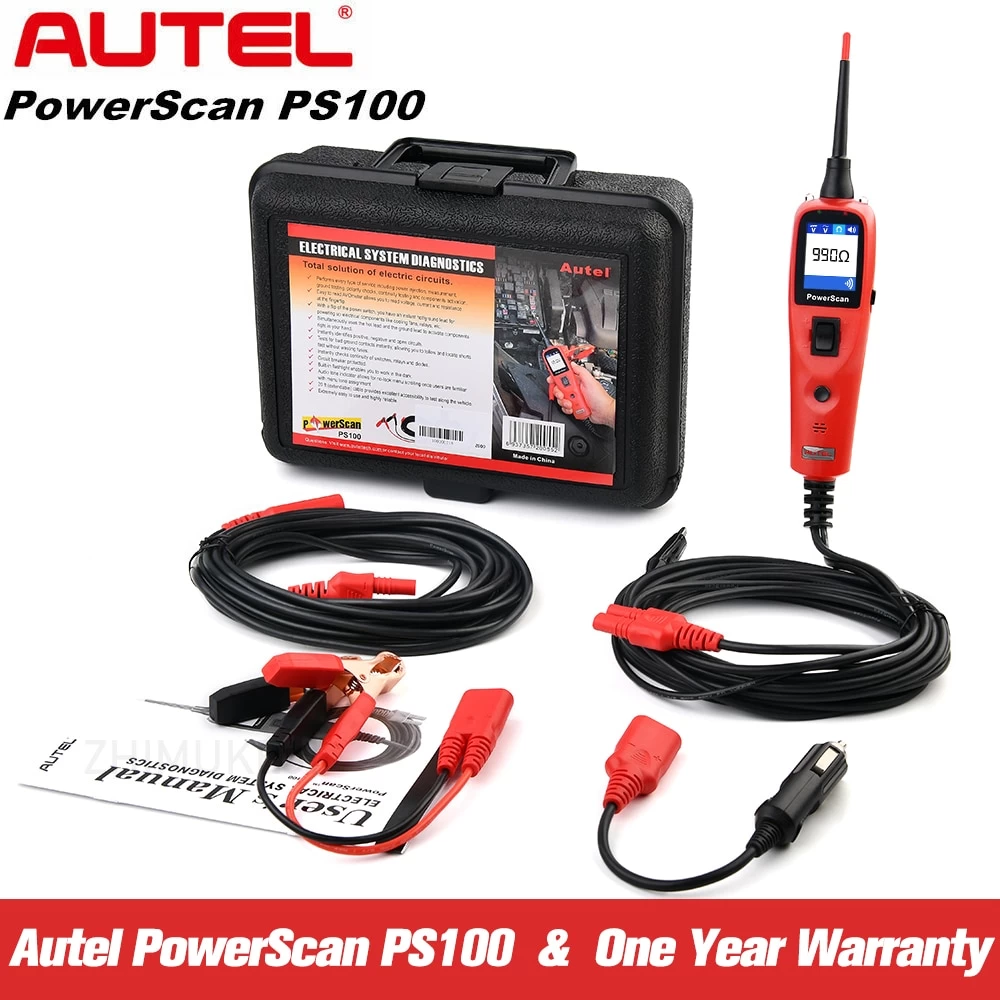 Autel-PowerScan-PS100-Auto-Electrical-Circuit-AVOmeter-Tester-System-Diagnostic-4001200641012