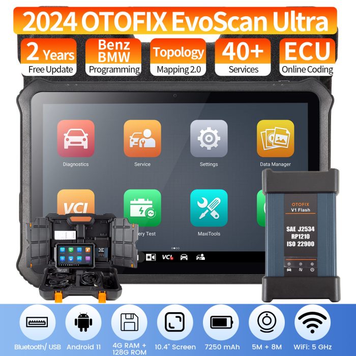 OTOFIX EvoScan Ultra Car Diagnostic Scanner OBD2 Bi-Directional All System Diagnostic Tool - Image 3