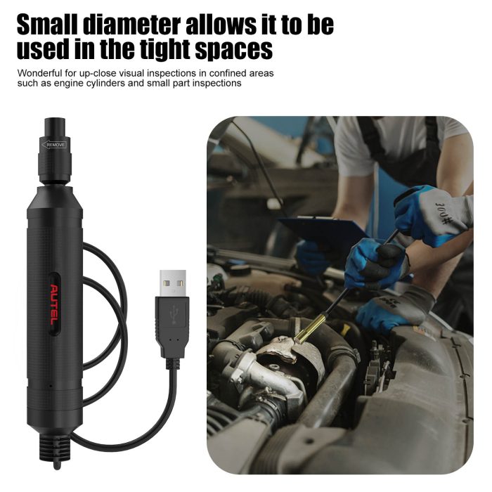 100% Original Autel MaxiVideo MV108 8.5mm Digital Inspection Camera for MaxiSys Tablet Kit - Image 5