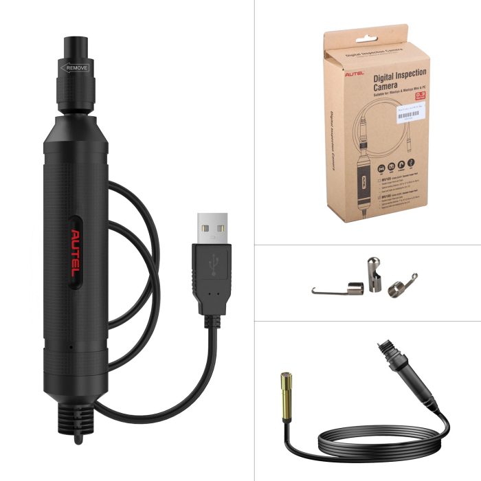 100% Original Autel MaxiVideo MV108 8.5mm Digital Inspection Camera for MaxiSys Tablet Kit - Image 8
