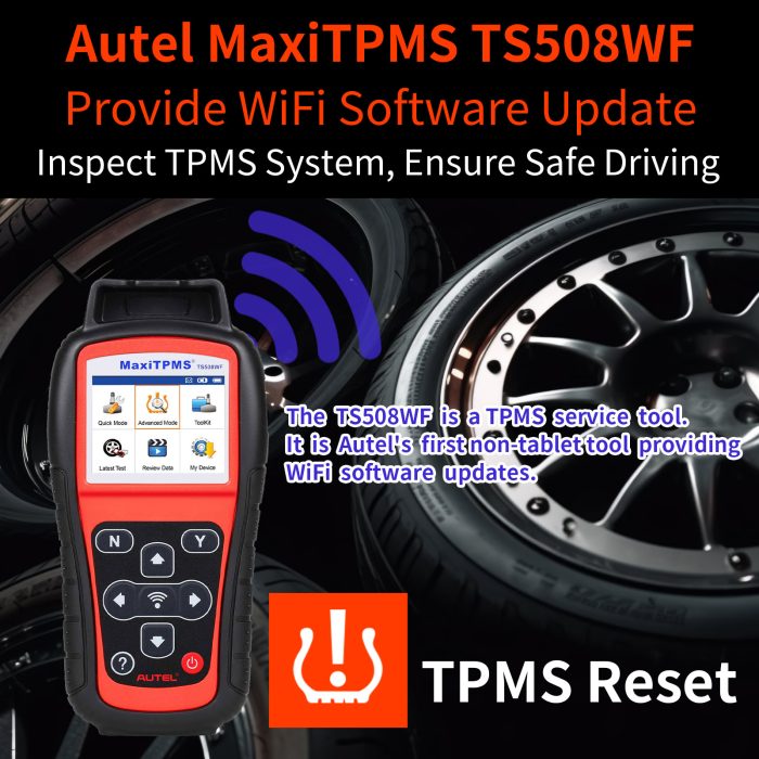 100% Original Autel MaxiTPMS TS508WF Diagnostic and Service Tool plus 4PCS Autel MX-Sensor 433MH - Image 2
