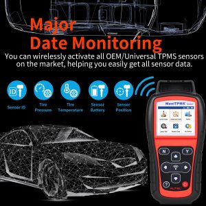 100% Original Autel MaxiTPMS TS508WF Diagnostic and Service Tool plus 4PCS Autel MX-Sensor 433MH - Image 4