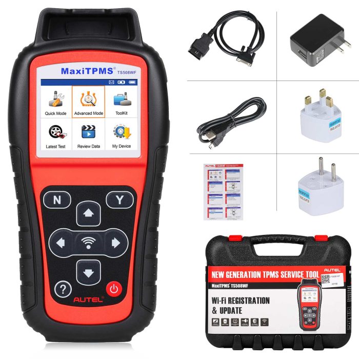 100% Original Autel MaxiTPMS TS508WF Diagnostic and Service Tool plus 4PCS Autel MX-Sensor 433MH - Image 10