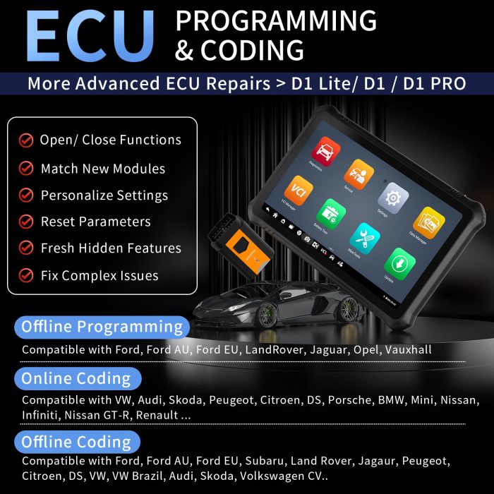 2025 OTOFIX D1 MAX Professional Diagnostic Tool 40+ Services ECU Coding - Image 4