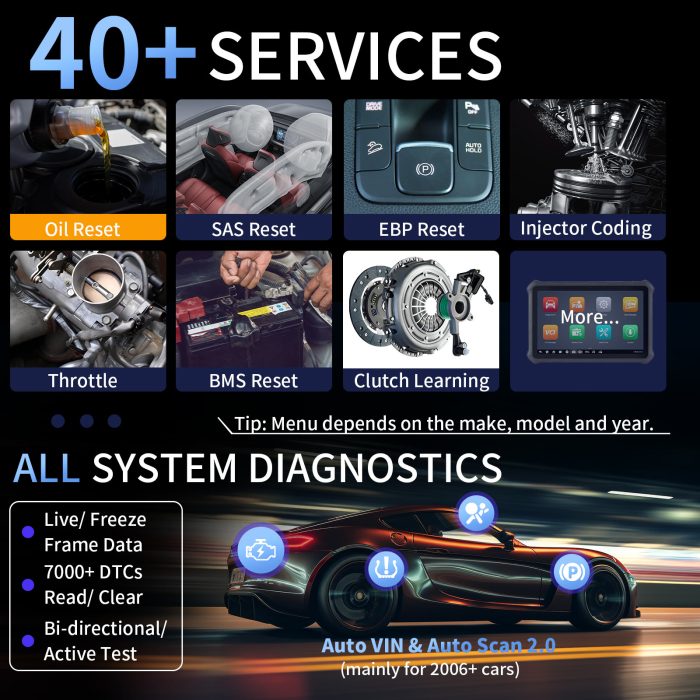 2025 OTOFIX D1 MAX Professional Diagnostic Tool 40+ Services ECU Coding - Image 6