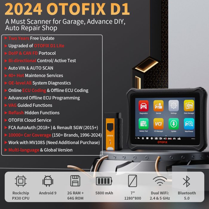 2025 OTOFIX D1 Bi-directional Diagnostic Scanner Car Diagnostic Tool - Image 3