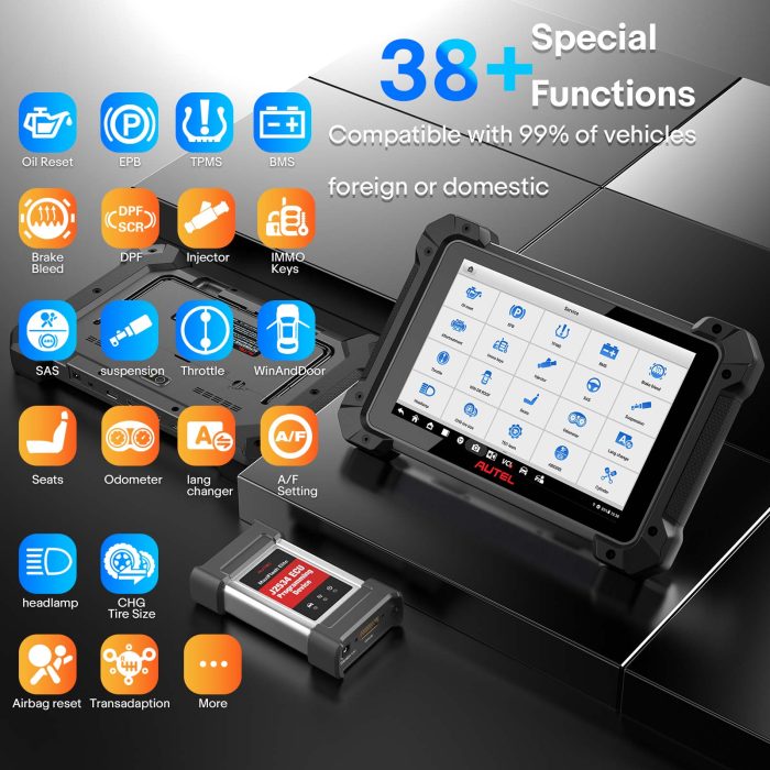 Autel MaxiCOM MK908 PRO II Auto Diagnostic Tablet Upgraded Version of MK908P Get FREE MaxiVideo MV108S - Image 4