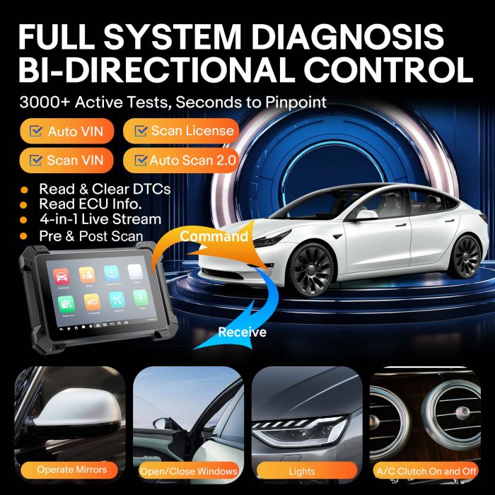 Autel MaxiCOM MK908 PRO II Auto Diagnostic Tablet Upgraded Version of MK908P Get FREE MaxiVideo MV108S - Image 5