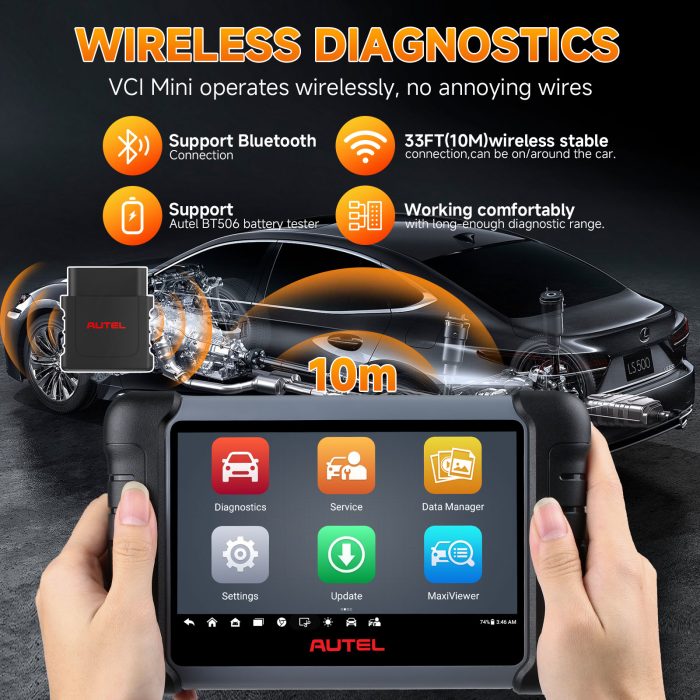 Original Autel MaxiCOM MK808Z-BT All System Diagnostic Tool with Bluetooth MaxiVCI Get Free BT506 - Image 4