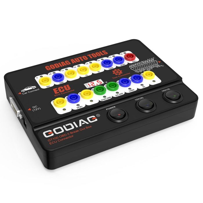 GODIAG GT100 AUTO TOOLS OBD II Break Out Box ECU Connector work with Autel IM608/ MaxiSys Elite - Image 3