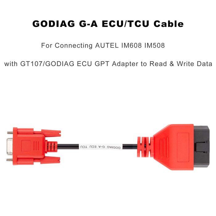 GODIAG G-A ECU/TCU Cable for Connecting AUTEL IM608II IM508S G-BOX3 with GT107/ GODIAG ECU GPT - Image 6