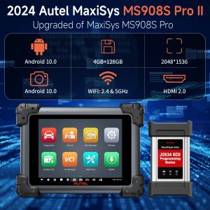 2025 Autel MaxiSys MS908S Pro II with MSOBD2KIT Non-OBDII Adapters Support SCAN VIN and Pre&Post Scan - Image 2