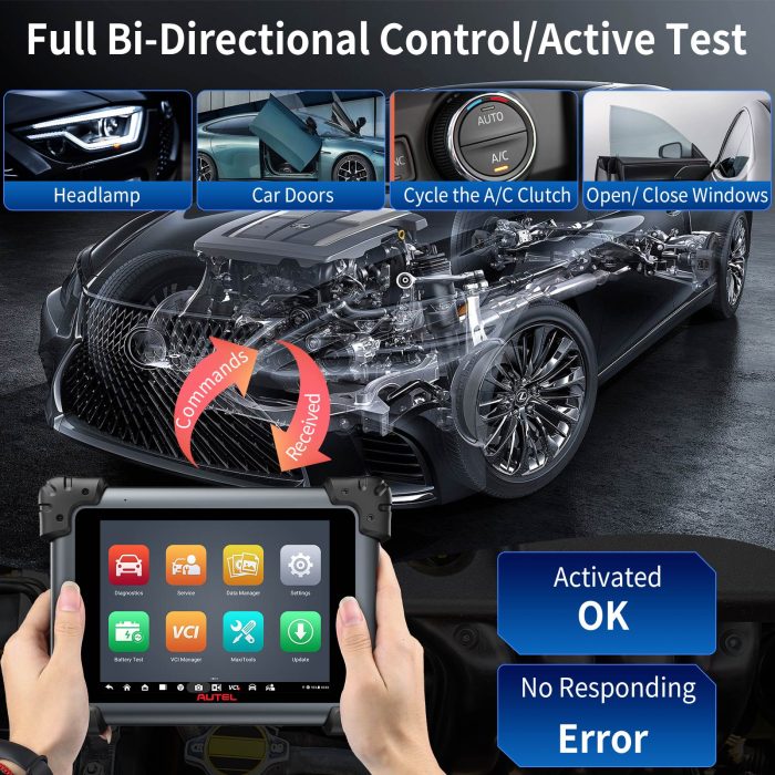 2025 Autel MaxiSys MS908S Pro II with MSOBD2KIT Non-OBDII Adapters Support SCAN VIN and Pre&Post Scan - Image 4