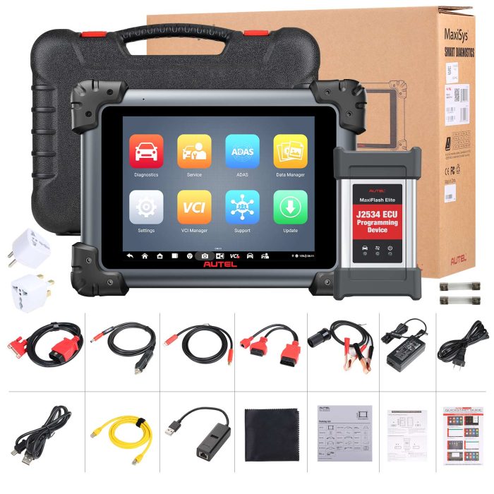 2025 Autel MaxiSys MS908S Pro II with MSOBD2KIT Non-OBDII Adapters Support SCAN VIN and Pre&Post Scan - Image 10