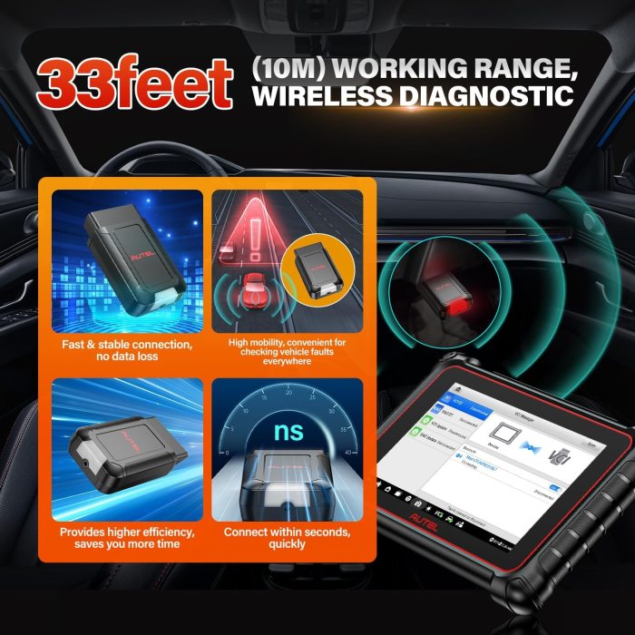 2025 Autel MaxiVCI V150 Wireless Dongle VCI 150 OBD2 Connector Adapter Car Communication Interface for MK900BT MP900BT MP900Z-BT MP900TS TS900 - Image 2