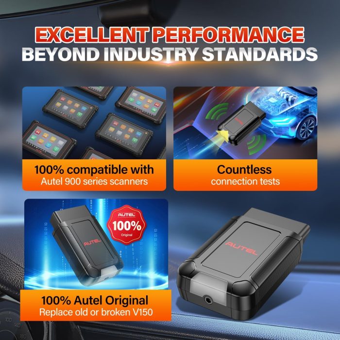 2025 Autel MaxiVCI V150 Wireless Dongle VCI 150 OBD2 Connector Adapter Car Communication Interface for MK900BT MP900BT MP900Z-BT MP900TS TS900 - Image 5