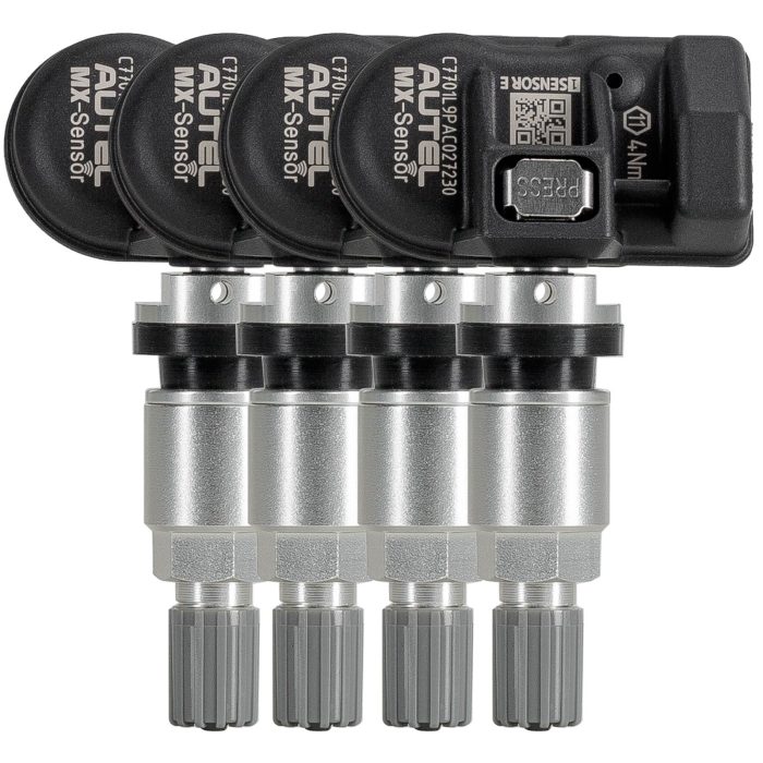 4pcs Autel MX-Sensor 433MHz and 315MHZ Universal Programmable TPMS Sensor
