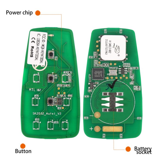 AUTEL IKEYAT003AL Independent 3 Buttons Key 10 pcs - Image 3