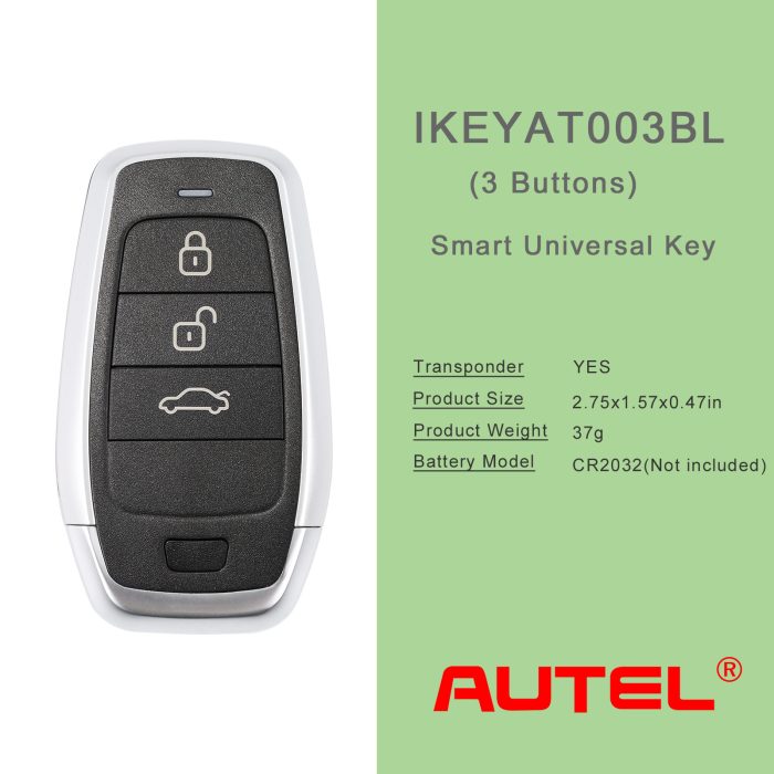 AUTEL IKEYAT003BL Independent 3 Buttons Key 10 pcs - Image 6