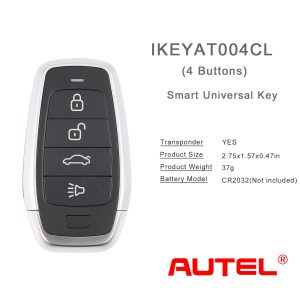 AUTEL IKEYAT004CLAUTEL Independent 4 Button Universal Smart Key - Trunk 5pcs/lot - Image 6