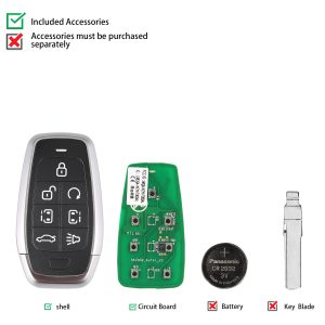 AUTEL IKEYAT007AL Independent 7 Buttons Key 5pcs/lot