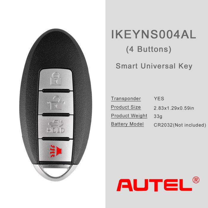 AUTEL IKEYNS004AL 4 Buttons Key for Nissan 5pcs/lot - Image 7