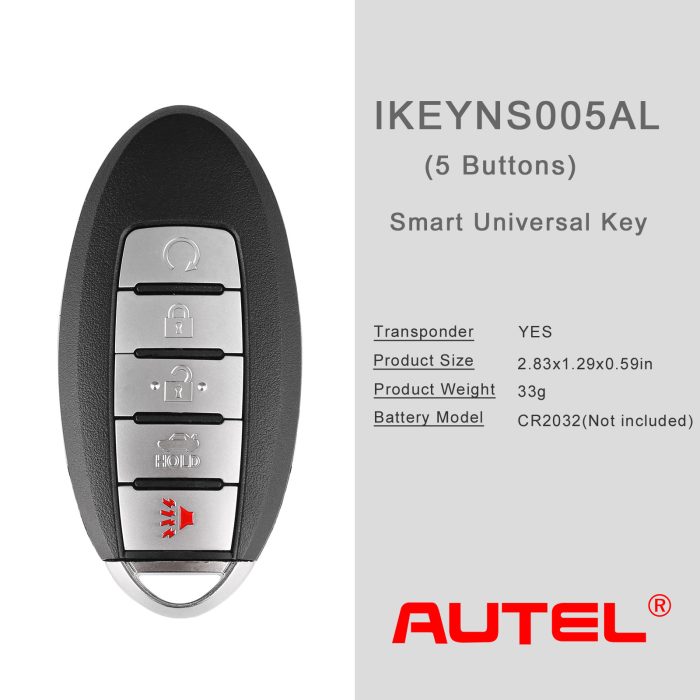 AUTEL IKEYNS005AL 5 Buttons Key for Nissan 5pcs/lot - Image 7