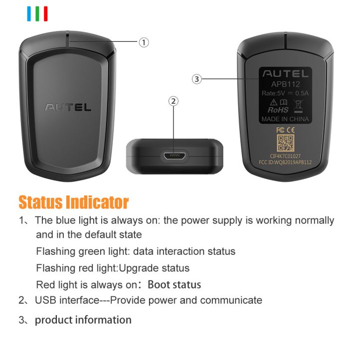 Autel APB112 Smart Key Simulator Works with Autel MaxiIM IM608 II IM608 PRO IM608 IM508S IM508 - Image 5