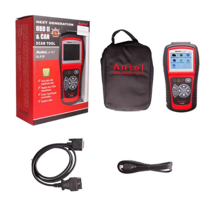 100% Origina Autel AutoLink AL519 OBDII EOBD & CAN Scan Tool Free Update Online - Image 8