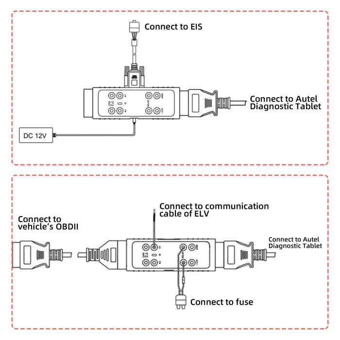 Autel G-BOX3 Accessary Tool for Mercedes All Key Lost Work with IM608 II IM608 PRO IM508 IM508S IM608 - Image 9