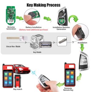 AUTEL IKEYBW003AL 3 Button Key for BMW 5pcs/lot - Image 5