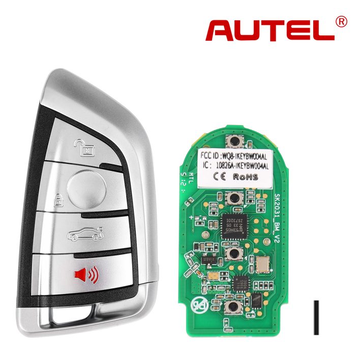 AUTEL Razor IKEYBW004AL BMW 4 Buttons Smart Universal Key Compatible with BMW and Other 700+ Car Makes 10pcs/lot - Image 2