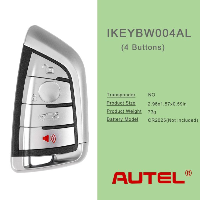 AUTEL Razor IKEYBW004AL BMW 4 Buttons Smart Universal Key Compatible with BMW and Other 700+ Car Makes 10pcs/lot - Image 7