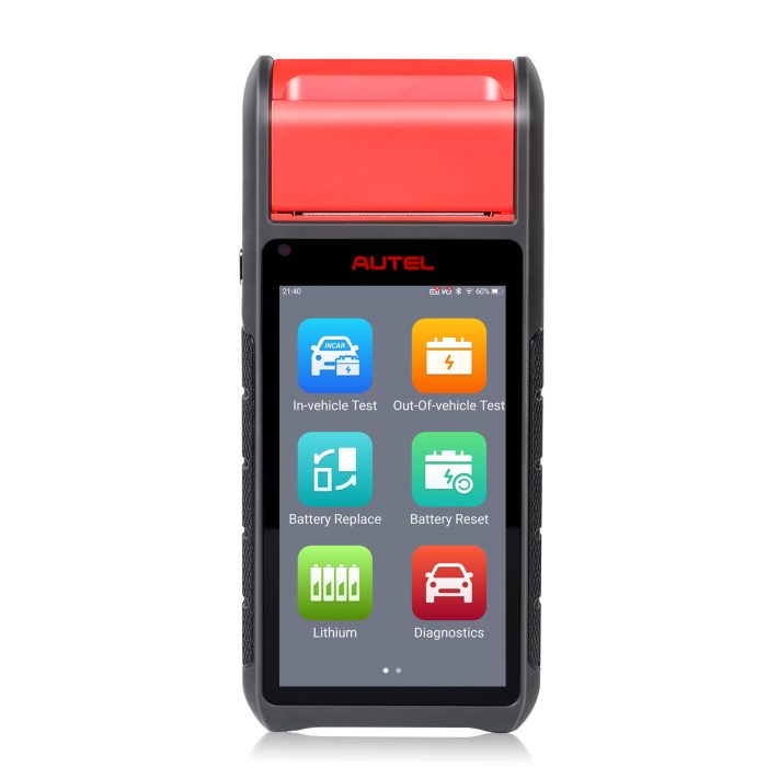 Autel MaxiBAS BT608E OBD2 Scanner Built-in Thermal Printer Touchscreen Battery Tester - Image 13