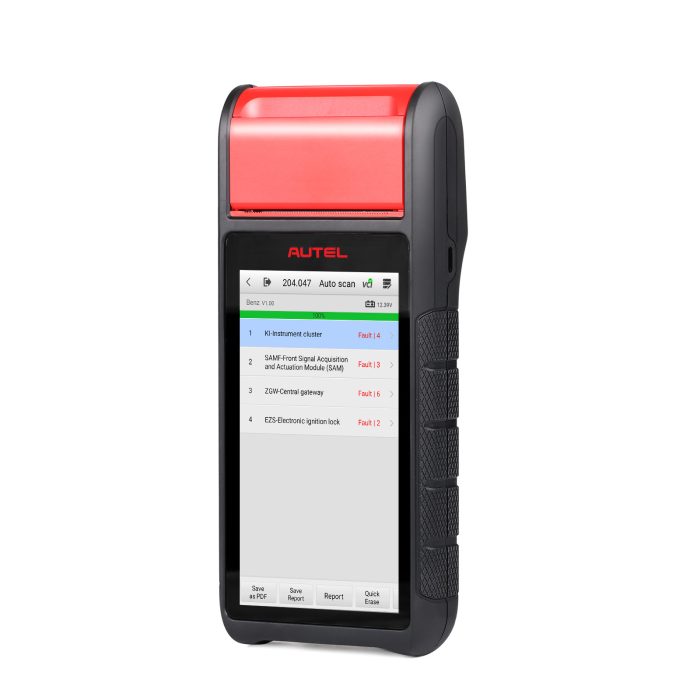 Autel MaxiBAS BT608E OBD2 Scanner Built-in Thermal Printer Touchscreen Battery Tester - Image 12