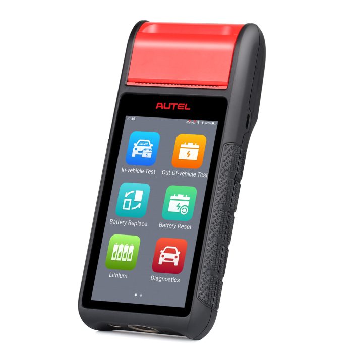 Autel MaxiBAS BT608E OBD2 Scanner Built-in Thermal Printer Touchscreen Battery Tester - Image 10