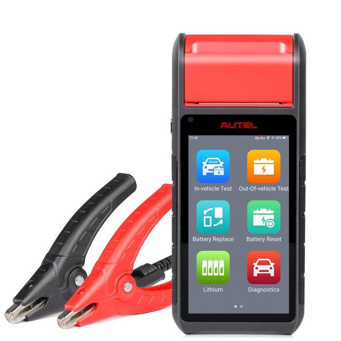 Autel MaxiBAS BT608E OBD2 Scanner Built-in Thermal Printer Touchscreen Battery Tester - Image 9