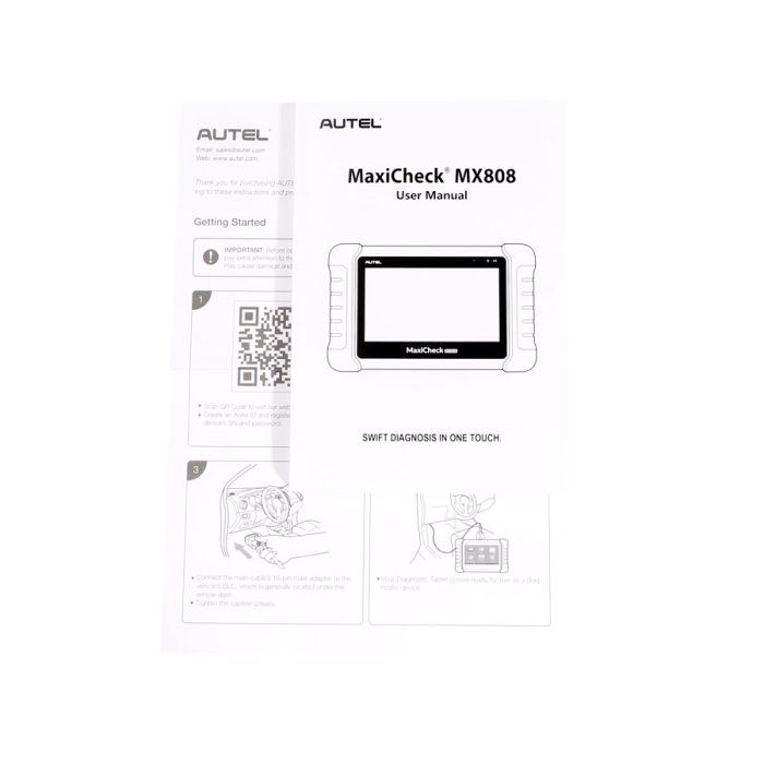 Autel MaxiCheck MX808 All System Diagnostic & Service Tablet Scan Tool Support IMMO TPMS Same As MaxiCOM MK808 Update Online - Image 10