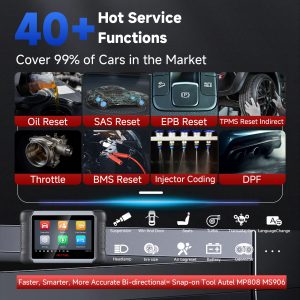 Autel MaxiCOM MK808S MK808Z Automotive Diagnostic Tablet with Android 11 Operating System Upgraded Version of MK808 - Image 9